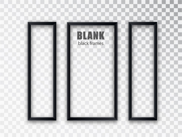 垂直框架模型模板隔离图片下载