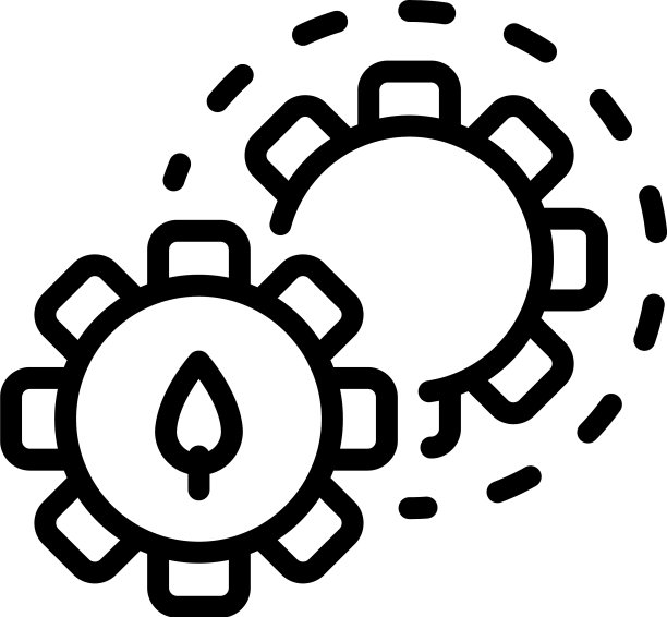 自然机制图标轮廓样式图片下载