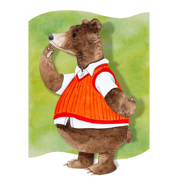 熊在套衫图片下载