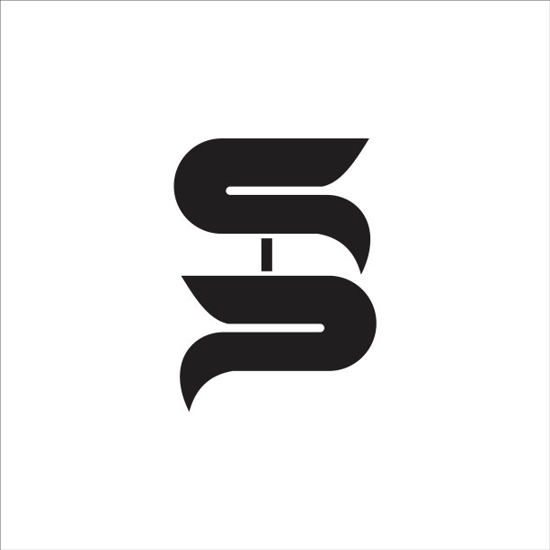 首字母HS或SH标志设计模板图片下载