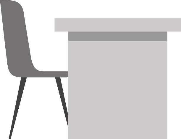 独立的办公桌椅设计图片下载