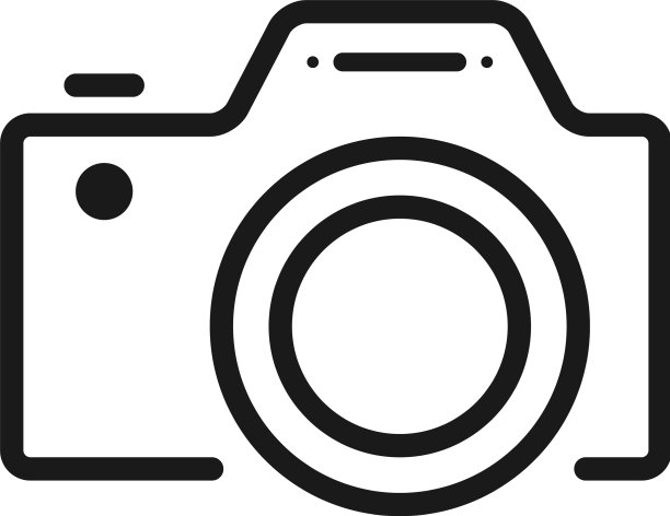 相机平面网页图标与高质量的轮廓图片下载