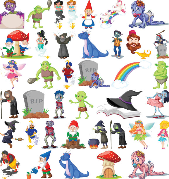 设定幻想卡通人物和幻想图片下载