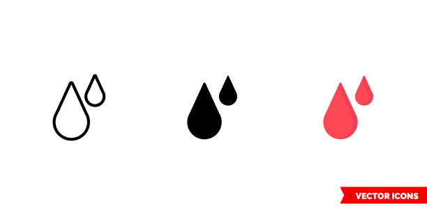 血图标3种类型孤立符号符号图片下载