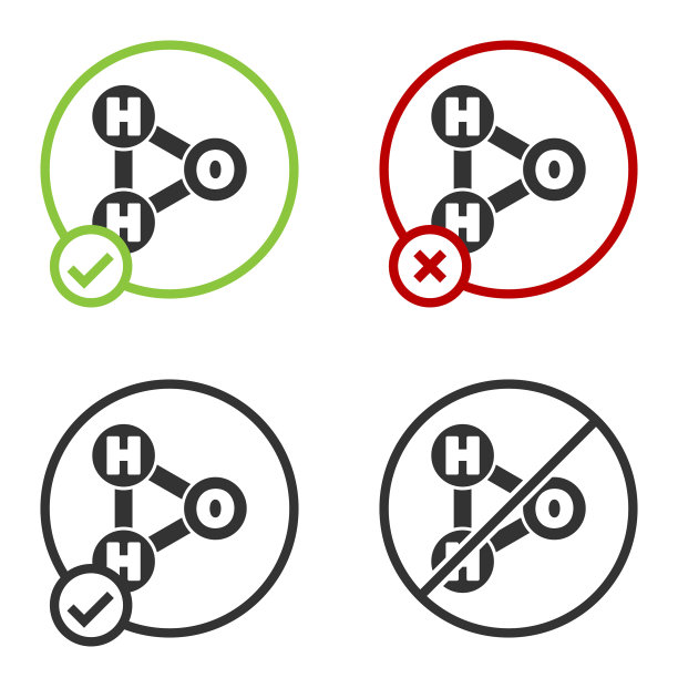 黑色的水滴化学式为h2o形图片下载