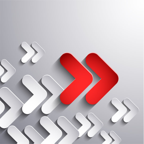 向前移动的抽象3d箭头图片下载