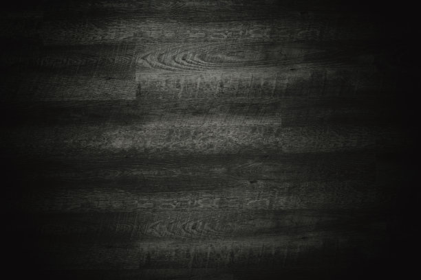 深色木质背景纹理与水平图案，灰色橡木壁纸与渐变为室内设计文本输入概念图片下载