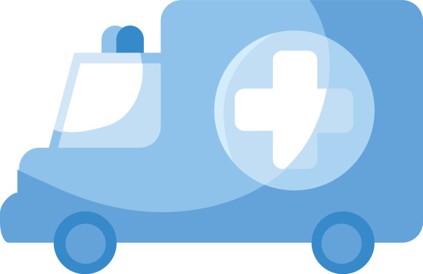 救护车侧视图设计图片下载