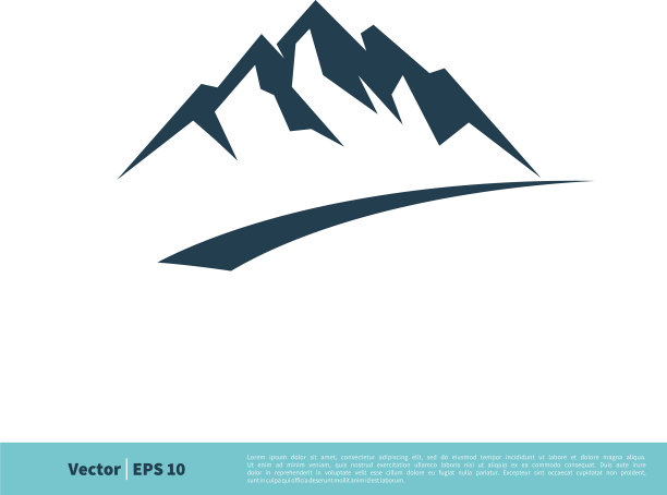 石山图标标志模板设计eps 10图片下载