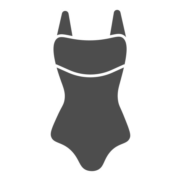 泳衣固体图标夏装概念女人图片下载