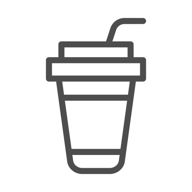 咖啡杯线图标饮料概念一次性图片下载