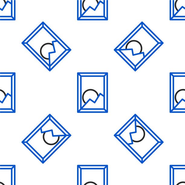 风景线图片图标孤立无缝图片下载