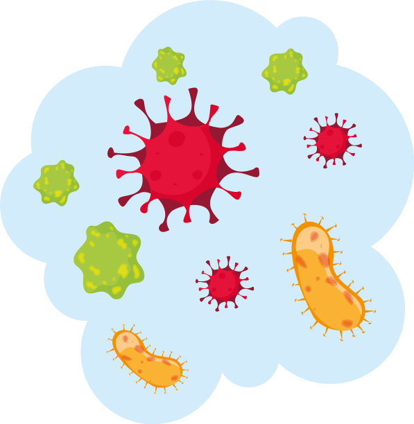 Covid - 19病毒烟雾设计图片下载