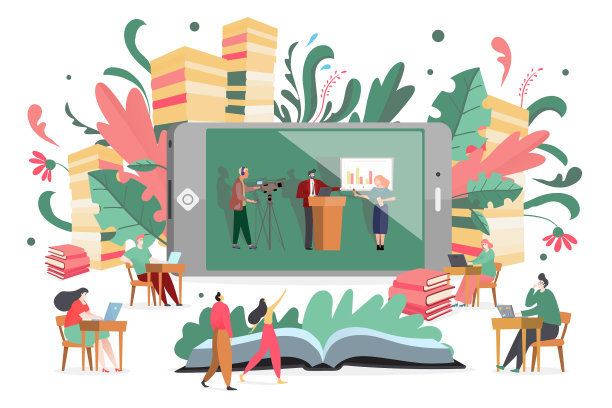 学生们通过智能手机在线获取知识图片下载