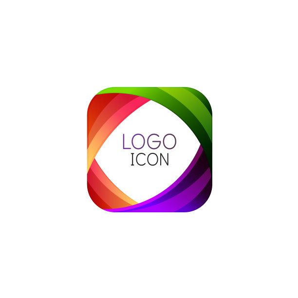 商业时尚几何方形Logo设计图片下载