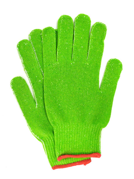 施工绿色手套图片下载