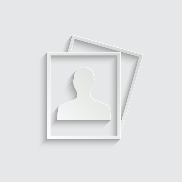 纸照片图标黑色照片标志图片下载