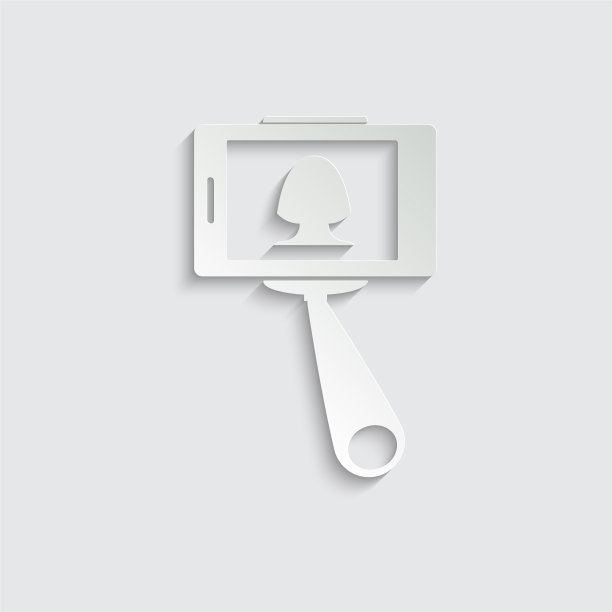 纸自拍图标电话自拍标志图片下载