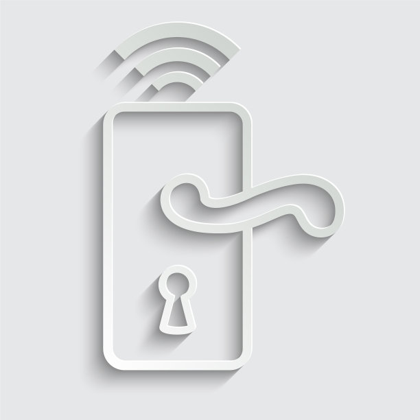 智能锁无线门锁图标图片下载