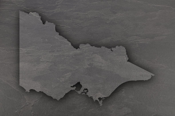 深色石板上的维多利亚地图图片下载