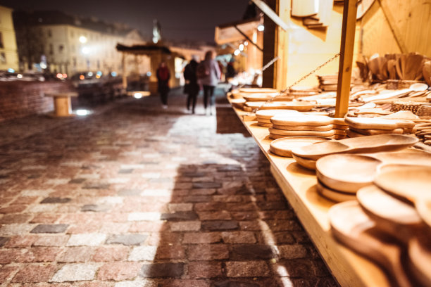 华沙圣诞市场图片下载