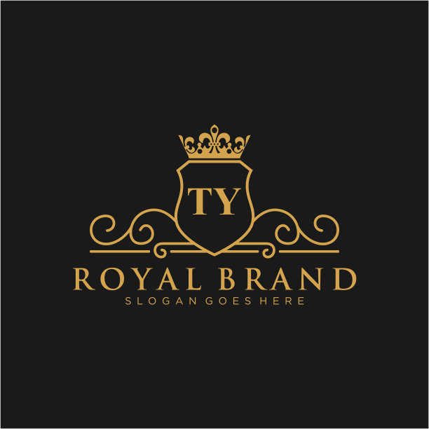 泰信最初豪华品牌标志模板图片下载