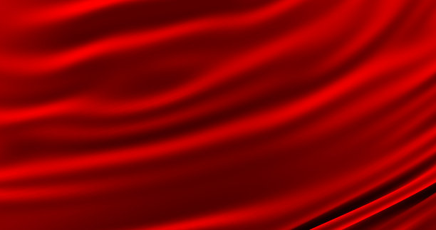 背景红色和丝绸或缎子豪华织物质地，抽象的背景。图片下载