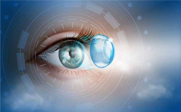 人类眼睛接触镜眼科图片下载