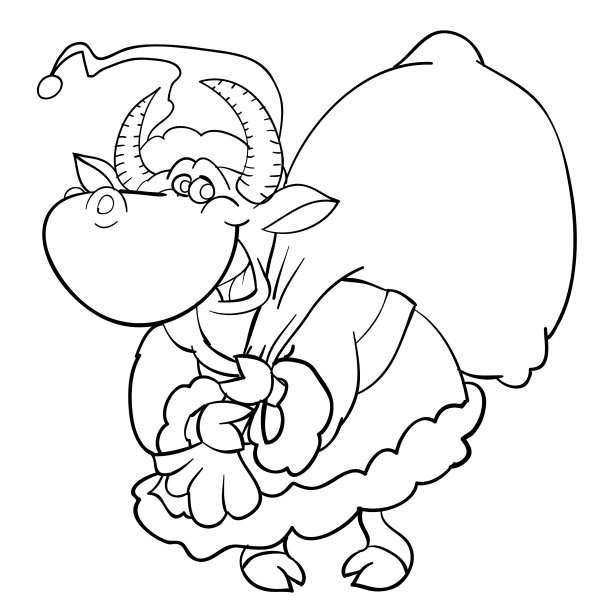 牛牛星座白底牛星座图片下载