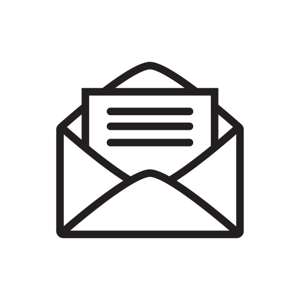 信封图标矢量插图图片下载