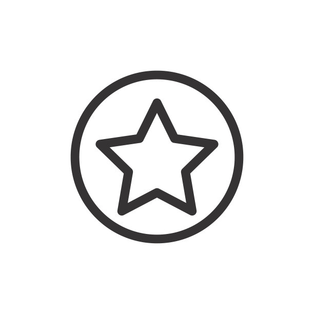 星形图标矢量插图图片下载