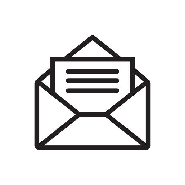 信封图标矢量插图图片下载