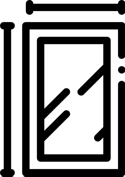 窗口尺寸图标轮廓图片下载