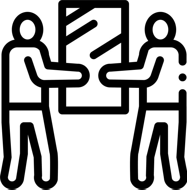 人们拿着玻璃图标提纲图片下载