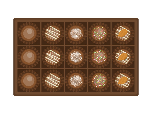 盒子里的巧克力图片下载