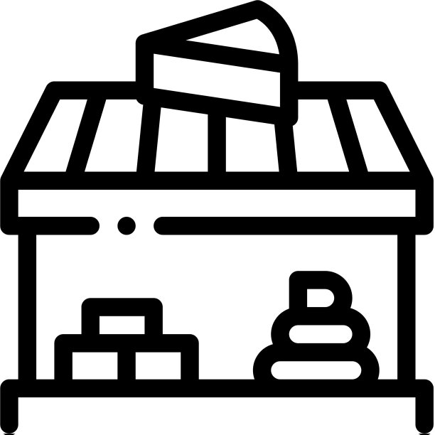 奶酪店图标轮廓图片下载