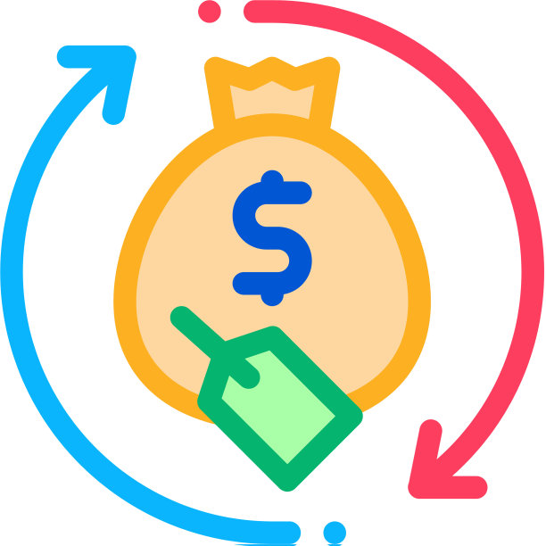 钱袋重复图标轮廓图片下载