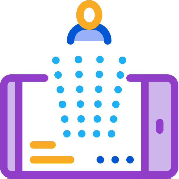 设计人员对手机图标轮廓图片下载