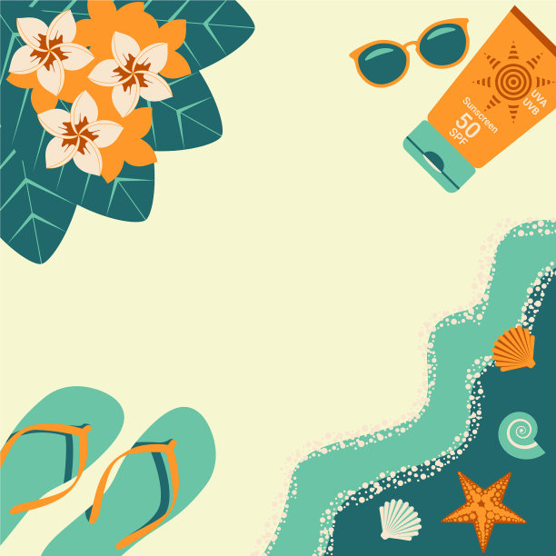 海报模板夏季时间图片下载