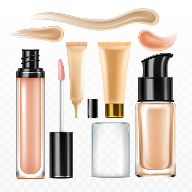 面霜、遮瑕膏、化妆品套装图片下载