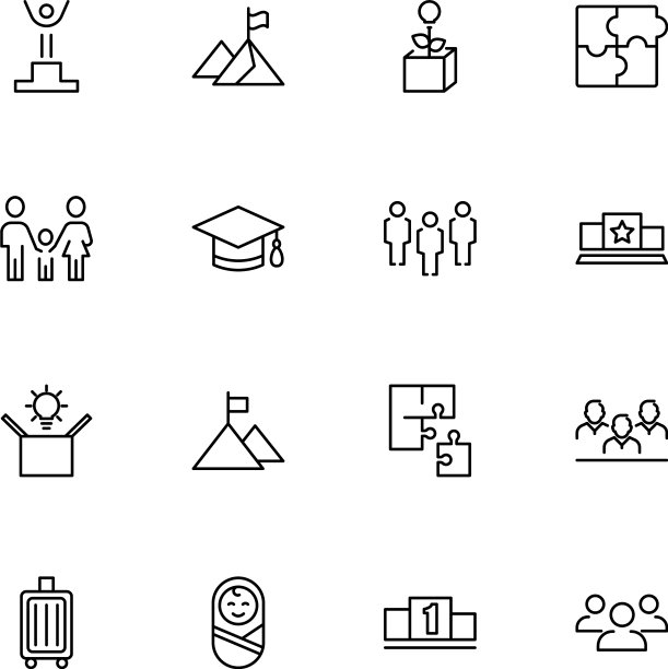 核心值图标集图片下载