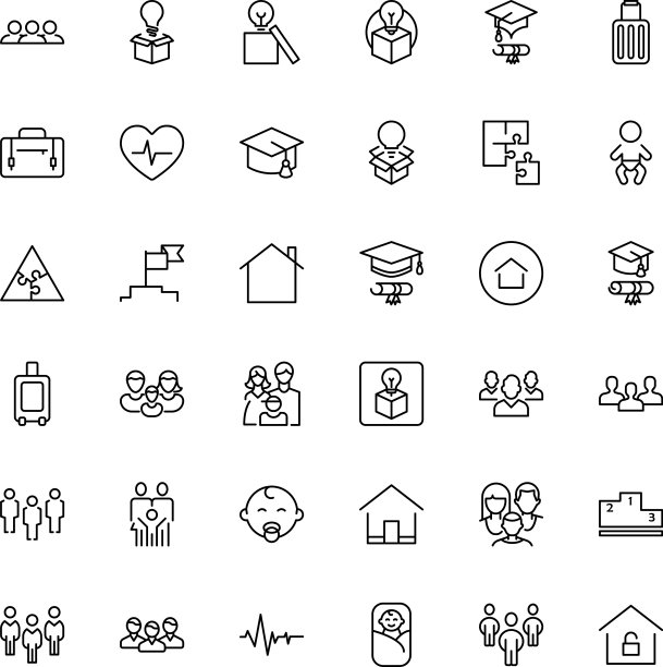 核心值图标集图片下载