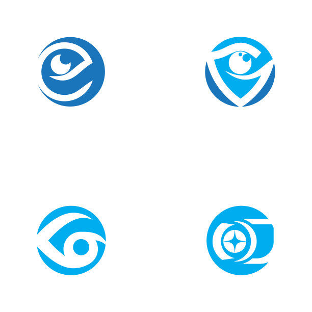 眼部护理标志设计图片下载