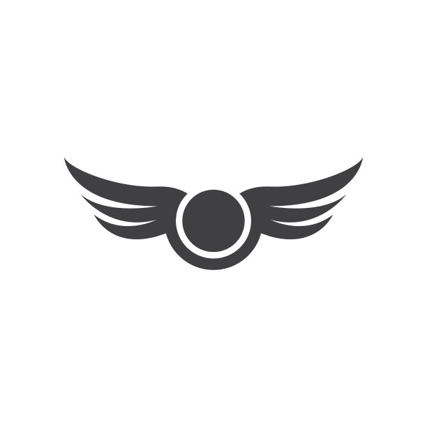 翼鹰标志模板图片下载