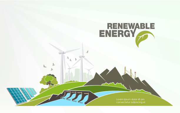 进化可再生能源概念，绿化图片下载