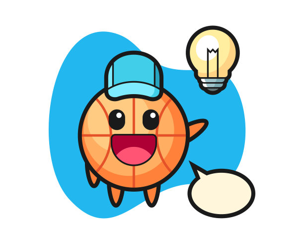 篮球卡通获得灵感图片下载