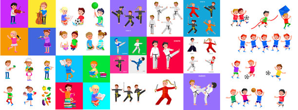 为庆祝儿童节快乐的孩子图片下载