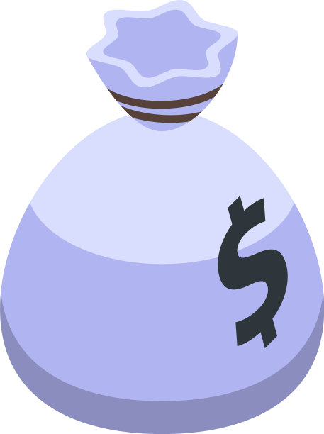 警察拿钱袋图标等距造型图片下载