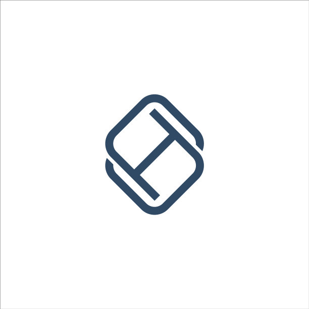 首字母H或HH标志设计模板图片下载
