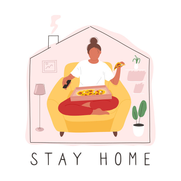 坐在扶手椅上的女人在家里写字图片下载